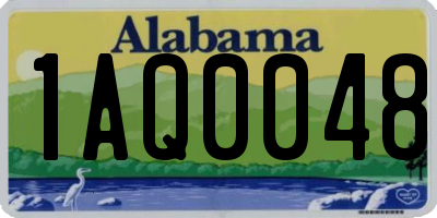 AL license plate 1AQ0048