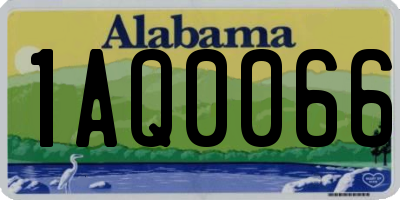 AL license plate 1AQ0066