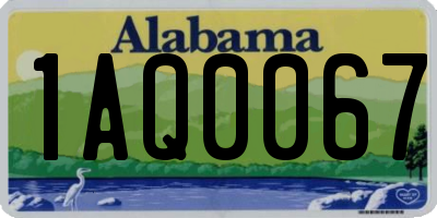 AL license plate 1AQ0067