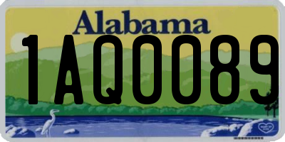 AL license plate 1AQ0089