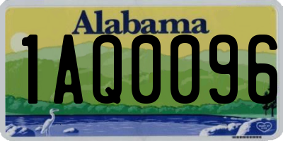 AL license plate 1AQ0096