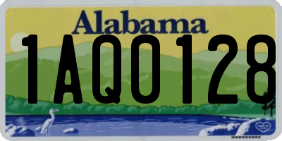 AL license plate 1AQ0128