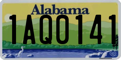 AL license plate 1AQ0141