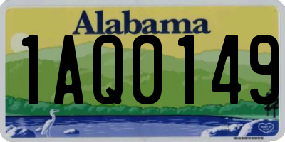 AL license plate 1AQ0149