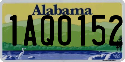 AL license plate 1AQ0152