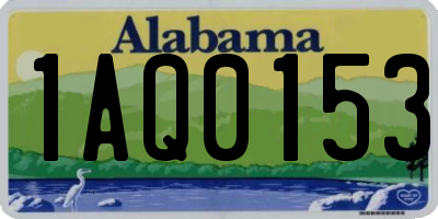 AL license plate 1AQ0153