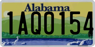 AL license plate 1AQ0154