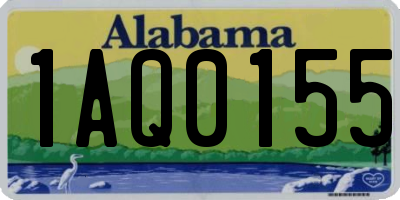 AL license plate 1AQ0155