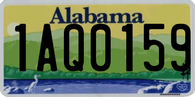 AL license plate 1AQ0159