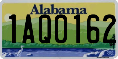 AL license plate 1AQ0162