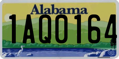 AL license plate 1AQ0164