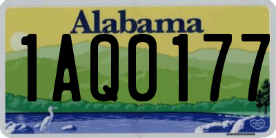 AL license plate 1AQ0177