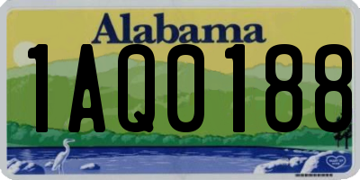 AL license plate 1AQ0188