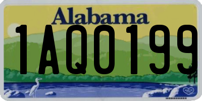 AL license plate 1AQ0199