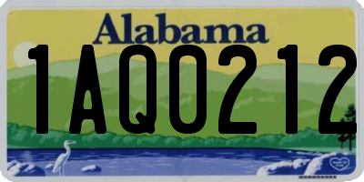 AL license plate 1AQ0212