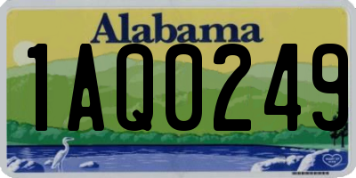 AL license plate 1AQ0249