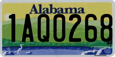 AL license plate 1AQ0268