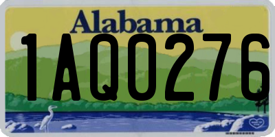 AL license plate 1AQ0276