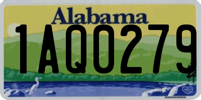 AL license plate 1AQ0279