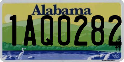 AL license plate 1AQ0282