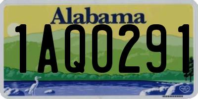 AL license plate 1AQ0291