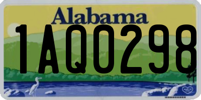 AL license plate 1AQ0298