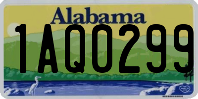 AL license plate 1AQ0299