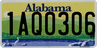 AL license plate 1AQ0306