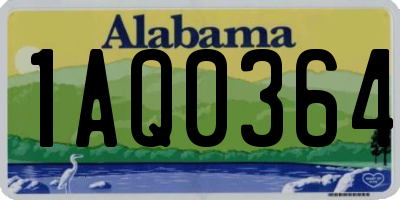 AL license plate 1AQ0364