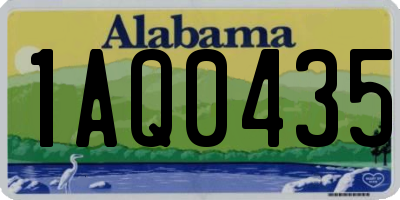 AL license plate 1AQ0435