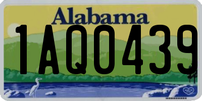 AL license plate 1AQ0439