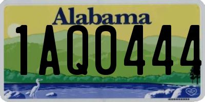 AL license plate 1AQ0444