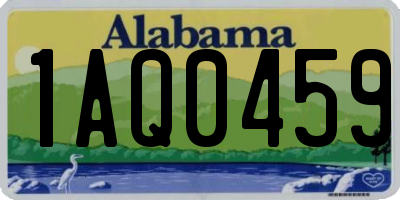 AL license plate 1AQ0459