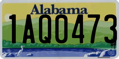 AL license plate 1AQ0473