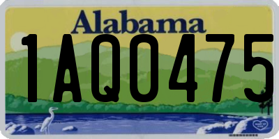 AL license plate 1AQ0475