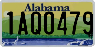 AL license plate 1AQ0479