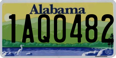 AL license plate 1AQ0482