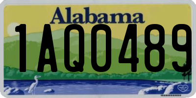 AL license plate 1AQ0489