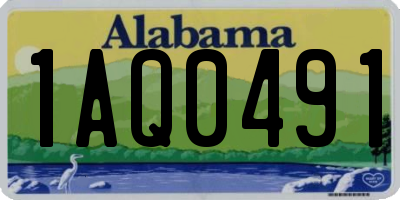 AL license plate 1AQ0491