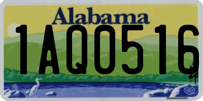 AL license plate 1AQ0516