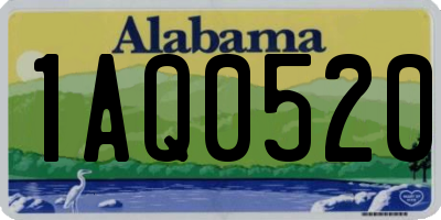 AL license plate 1AQ0520