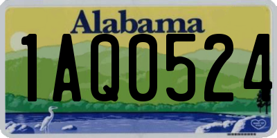 AL license plate 1AQ0524