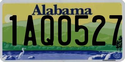 AL license plate 1AQ0527