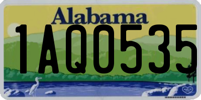 AL license plate 1AQ0535