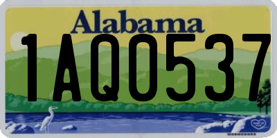 AL license plate 1AQ0537