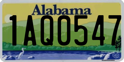 AL license plate 1AQ0547