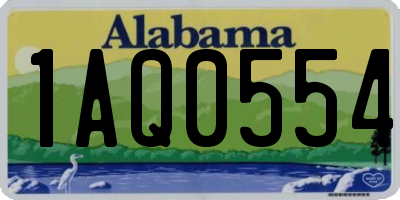 AL license plate 1AQ0554