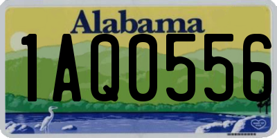 AL license plate 1AQ0556