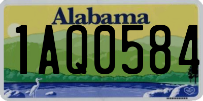 AL license plate 1AQ0584