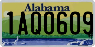 AL license plate 1AQ0609